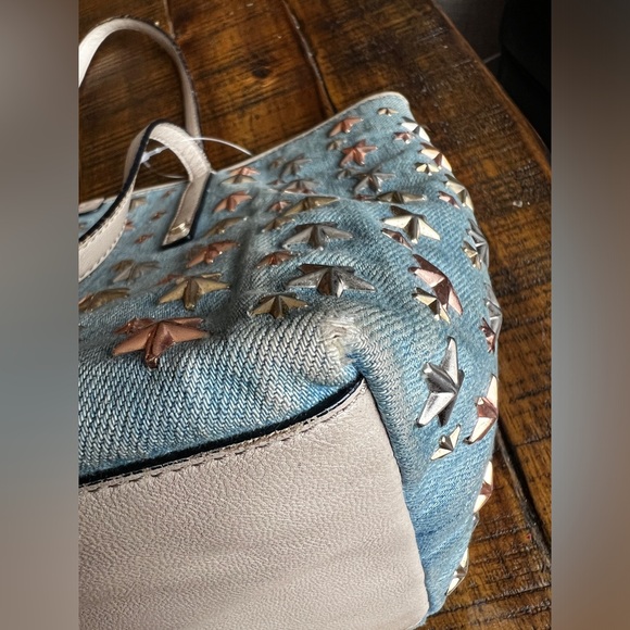 SOLD ❌ Jimmy Choo Denim Sasha Tote - Picture 14 of 15